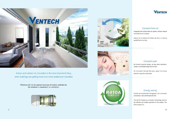 Clean Comfortable CE certified 7hp Whole House Ac Unit For 1200 Sq Ft House